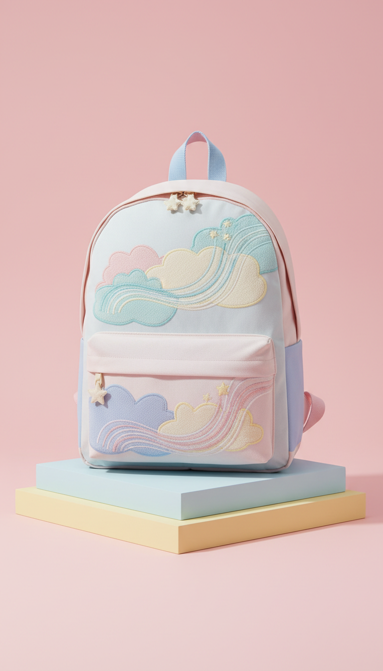 Pastel Scripture Kids Backpack